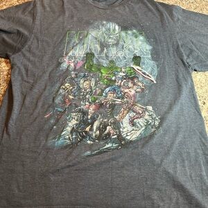 Marvel Comics Avengers T Shirt Mens XL Thanos Captain America Hulk Thor Ironman
